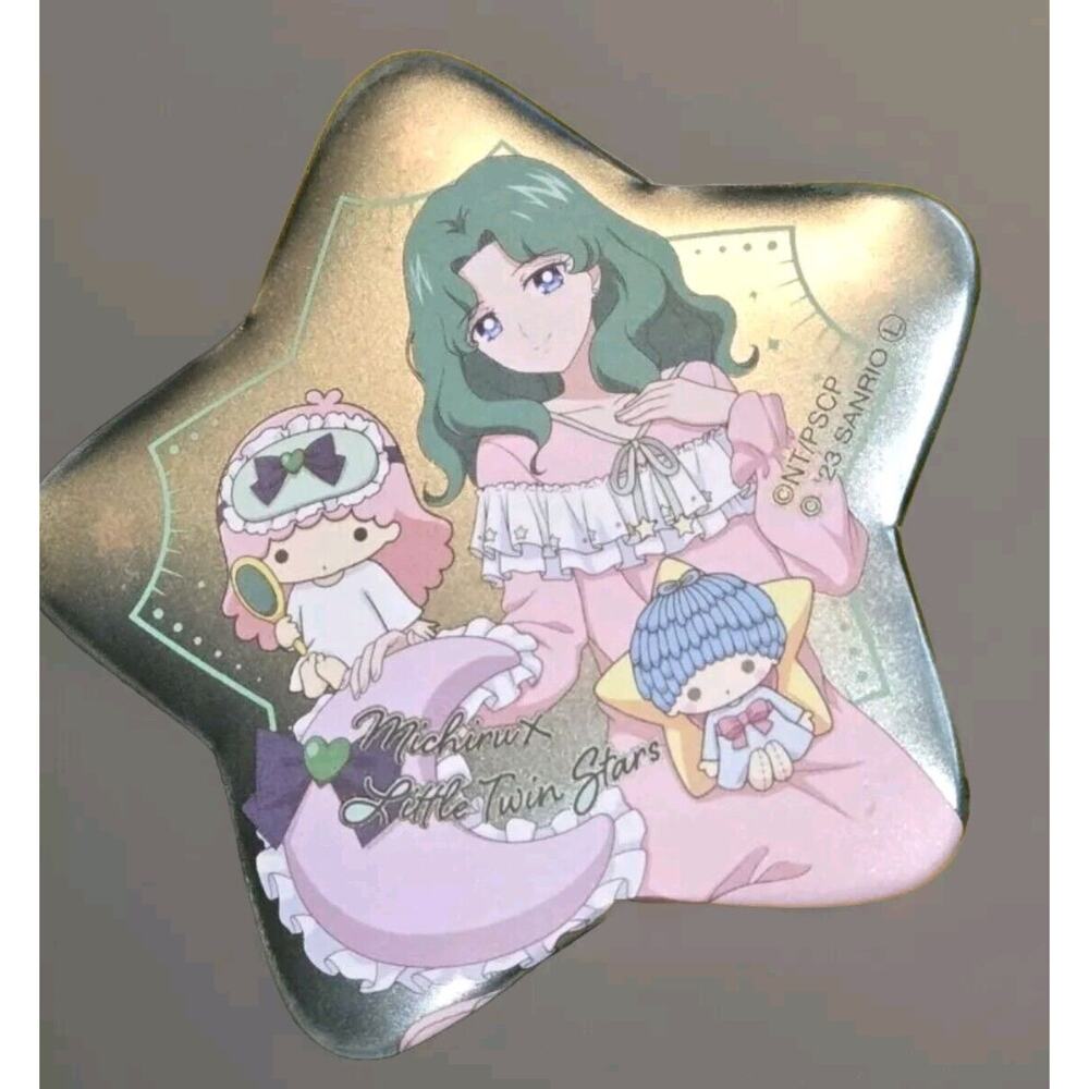 NEW Sailor Moon Sanrio Collaboration Can Badge Kiki & Lala Star Pin Animae Comic